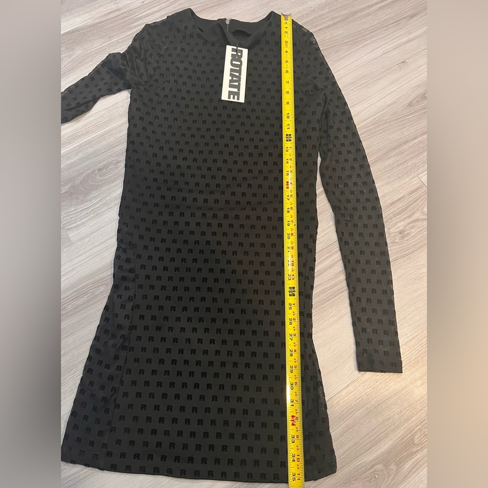NWT RÓTATE Elegant Black‎ Polka Dot Dress It’s very pretty - Picture 7 of 9